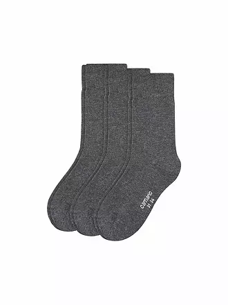 CAMANO | Jungen-Socken 3er Pkg. anthrazit | 